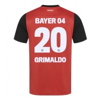 Camisa de Futebol Bayer Leverkusen Alejandro Grimaldo #20 Equipamento Principal 2024-25 Manga Curta